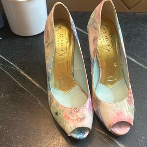 Ted Baker floral heels